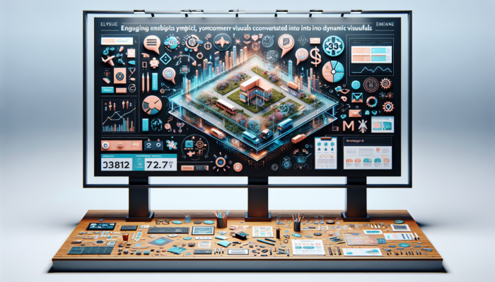 A vibrant digital billboard with a limited-time promotion, customer testimonials, and dynamic visuals, boosting online engagement.