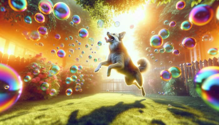 Bubble Chasing: A Delightful Adventure for Outdoor Pets