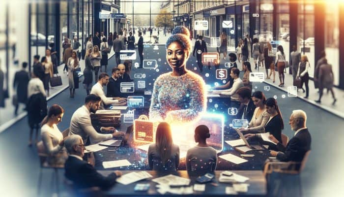 How I Paid Off Debt With a Consolidation Loan | DCL How I Paid Off Debt With a Consolidation Loan: A relieved borrower in a busy UK bank merges scattered credit cards and bills into a glowing contract, symbolizing debt consolidation and financial relief.