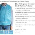 Waterproof Adult Bibs for Dental Procedures and Beyond