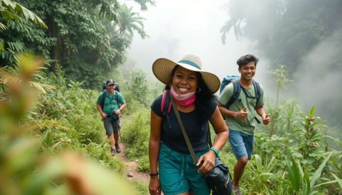 Travellers discovering Belize's landscapes and local experiences while comparing destination types and accommodation bases